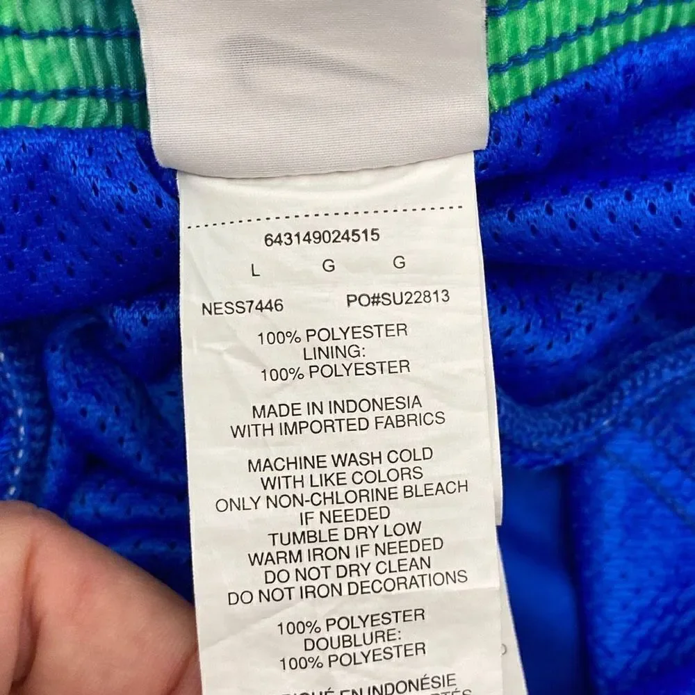 Nike Men's Blue Lined Swim Trunks Size Large‎